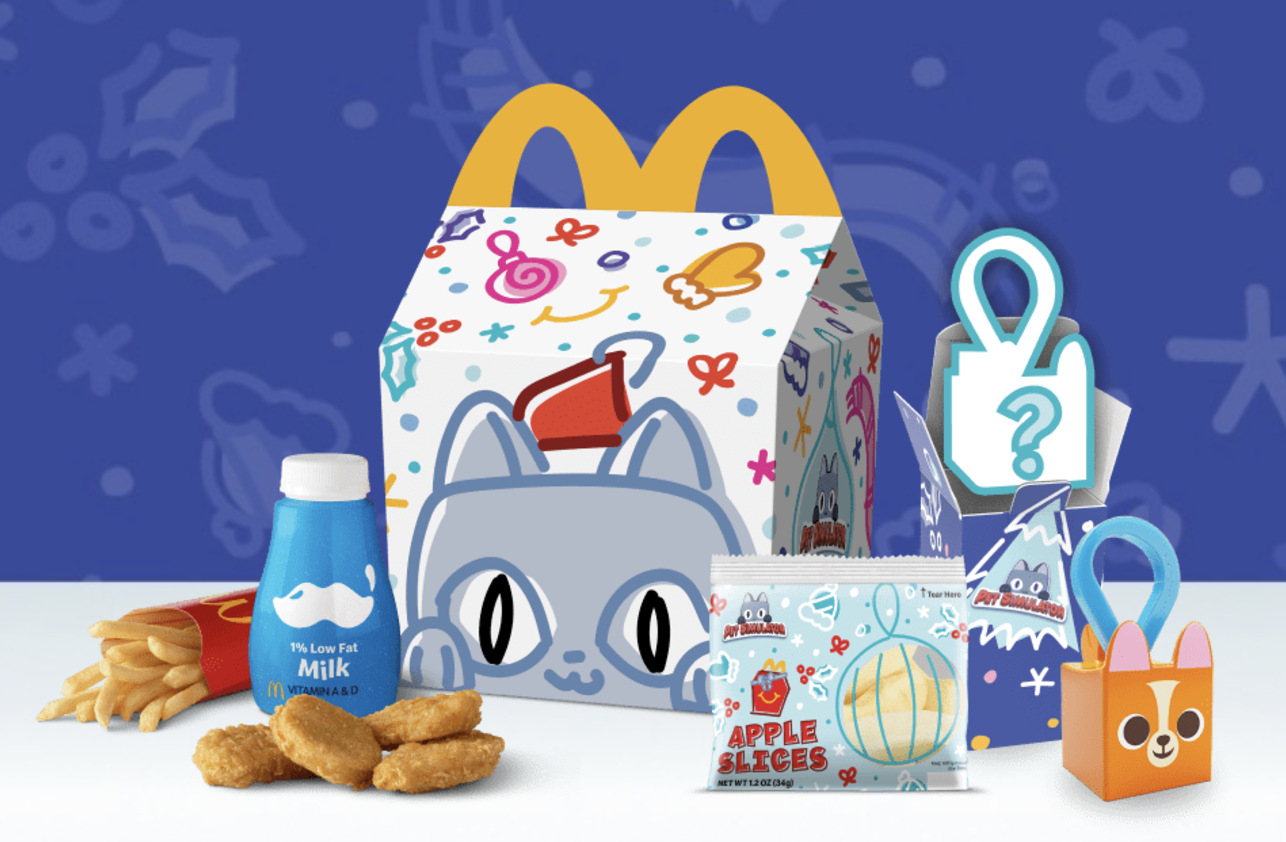 McDonald's Happy Meal Pet Simulator toys